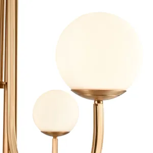 Caroline 36'' Wide 6-Light Chandelier - Brushed Gold 5