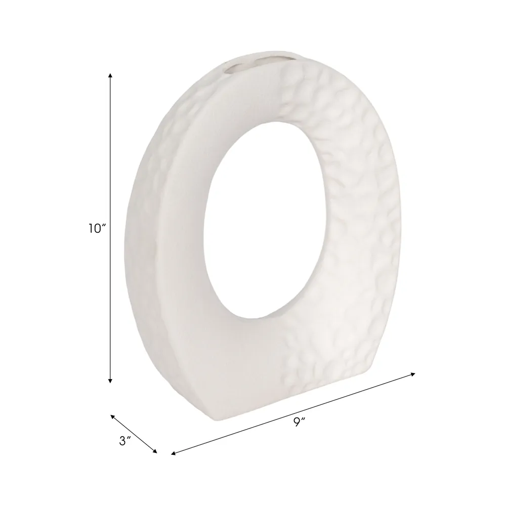 DILLONVIEW WHITE VASE 10 (IN)