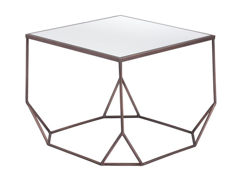 Arzon Coffee Table Set Bronze 7