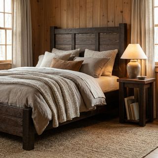 WoodShop Cider House Bed with Rail System - Cal King