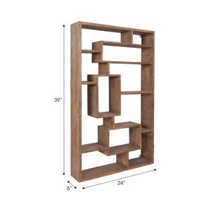 RAFETON BROWN WALL SHELF 39 (IN) 8