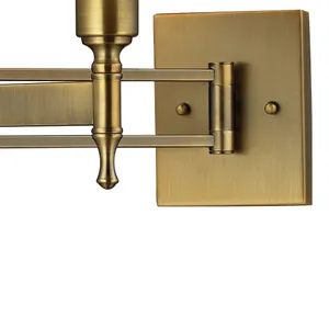 Pembroke 14'' High 1-Light Sconce - Antique Brass 3