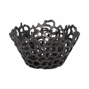 RAYMONDOAK SET OF 2 BLACK BOWLS 8 (IN) 4