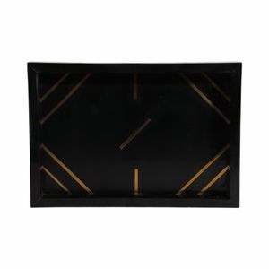 VINSONVIEW SET OF 3 BLACK TRAY 2 (IN) 9