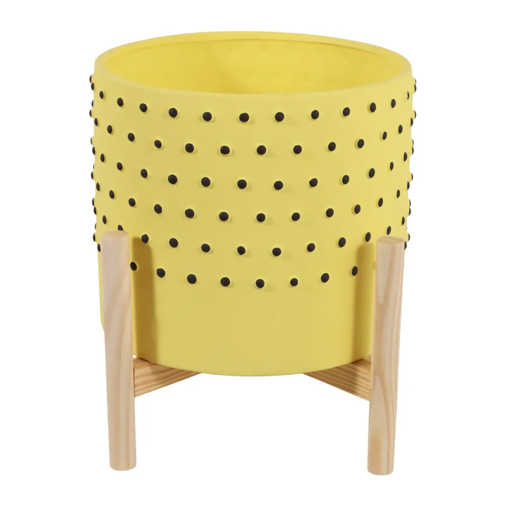 COLECREST YELLOW PLANTER 11 (IN)