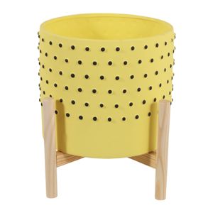 COLECREST YELLOW PLANTER 11 (IN) 6
