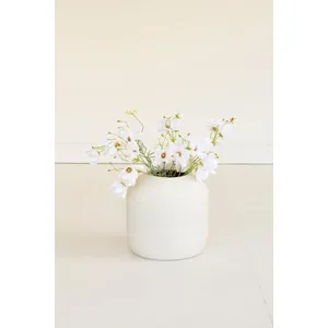 Artificial White Cosmos Spray 1