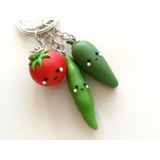 GLITTER KEYCHAIN - JALAPENO 1