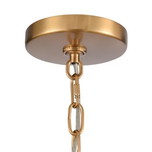 Leo 22'' Wide 4-Light Pendant - Brushed Gold 5