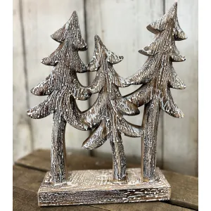 Milky Tree Trio 10x12in 1