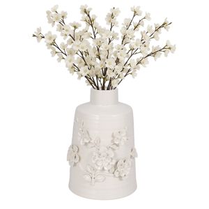 CLOVERVALE WHITE VASE 12 (IN) 3