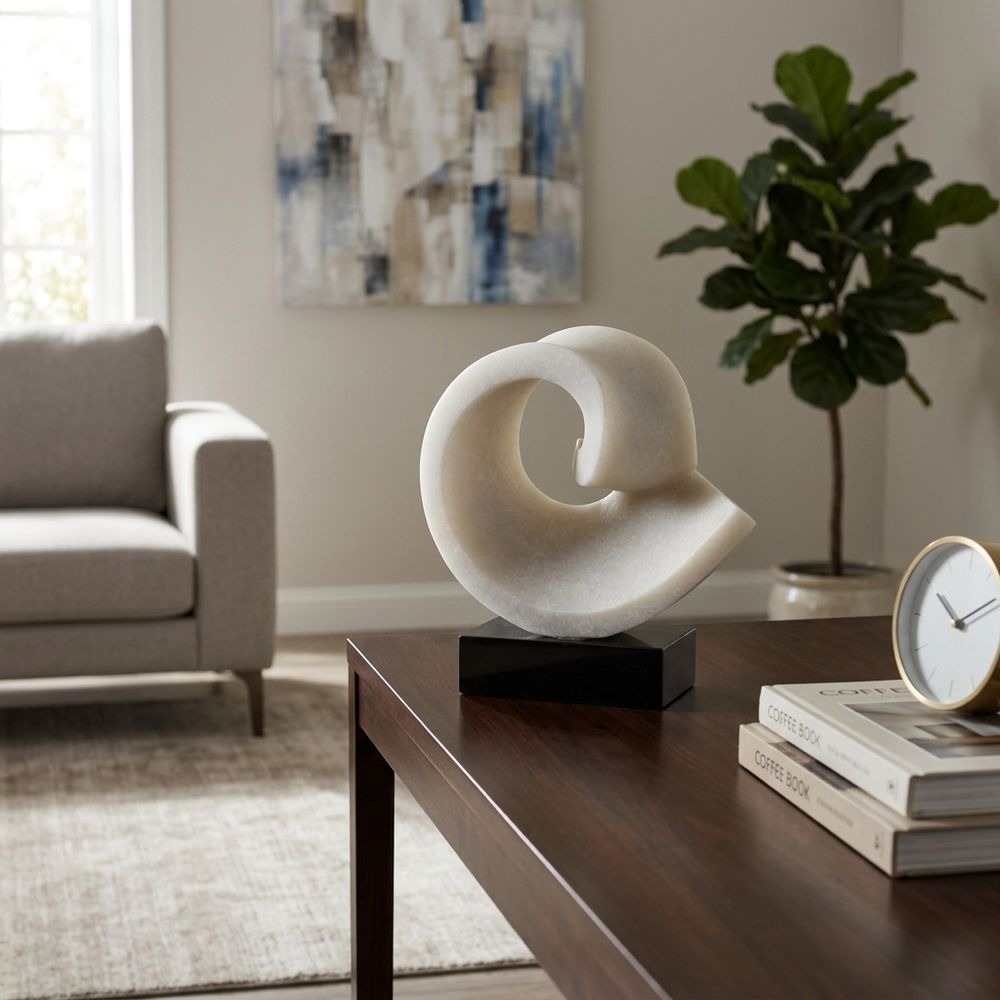 HARLOWWIND WHITE DECOR 10 (IN)