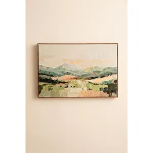Framed Mountain Landscape Painting 2