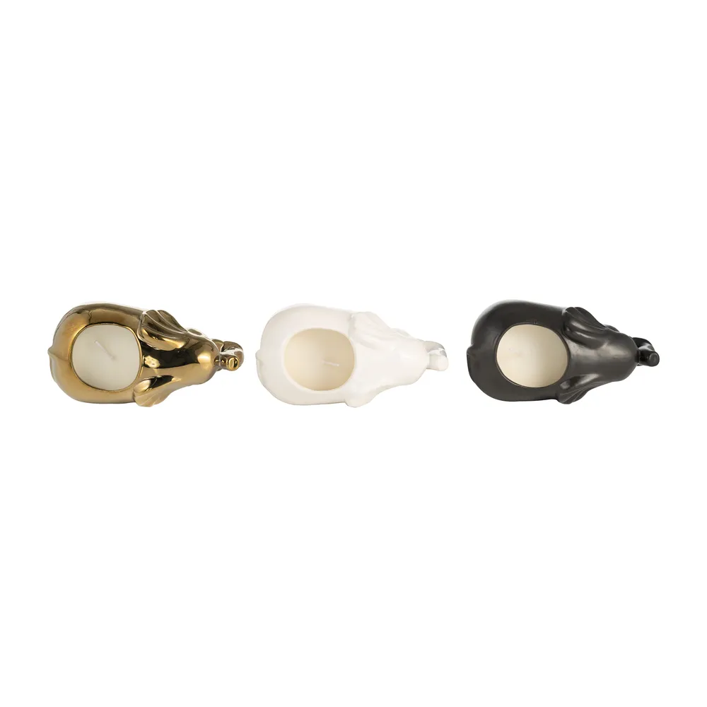 ARNETTCLIFF SET OF 3 PLUMERIA CANDLE 5 (IN)