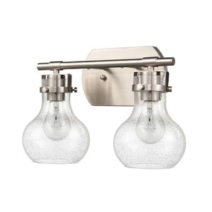 Salamanca 15.5'' Wide 2-Light Vanity Light - Satin Nickel 3
