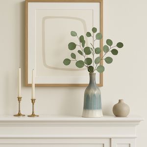CARVERPORT BLUE VASE 9 (IN) 11