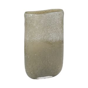 CASPERGROVE GREEN GLASS VASE 10 (IN) 4