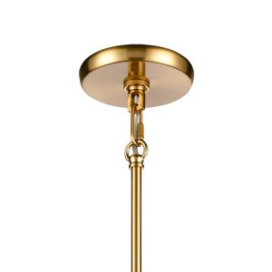 Current 8'' Wide 1-Light Mini Pendant - Satin Brass 5