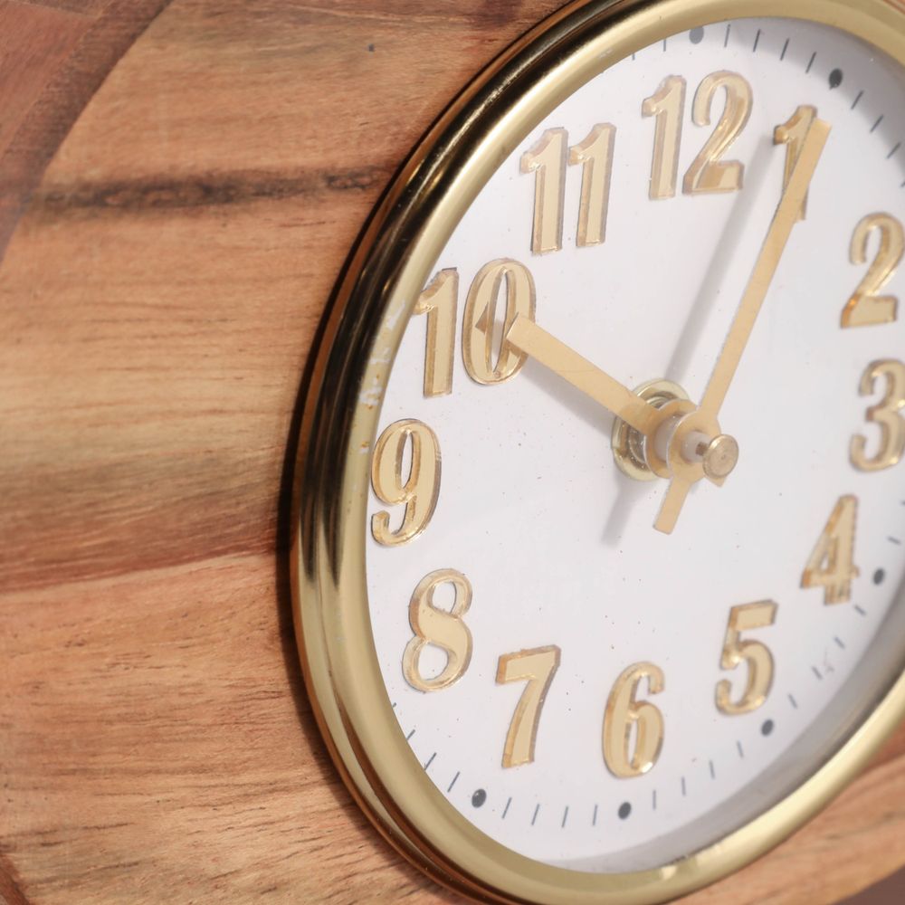 EMMETWELL BROWN CLOCK 7 (IN)