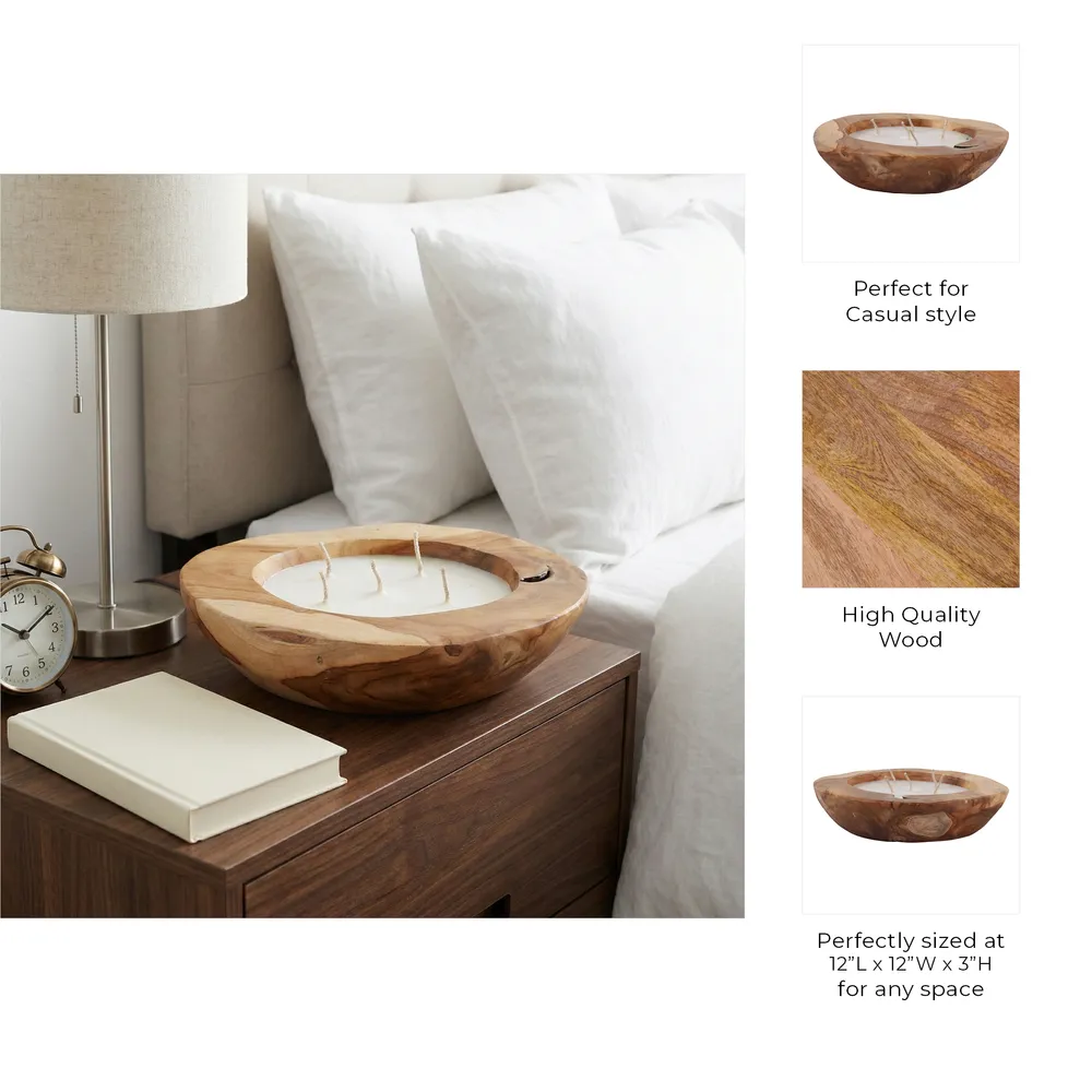 DUFFYHAM VANILLA TEAKWOOD CANDLE 3 (IN)