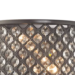 Genevieve 6'' High 2-Light Sconce - Oil Rubbed Bronze 3