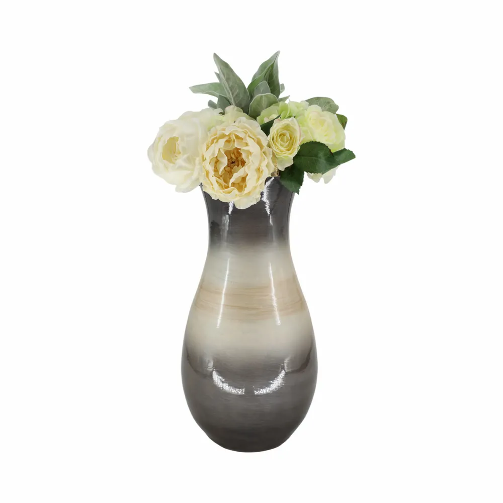 WOODSONBROOK BROWN GLASS VASE 18 (IN)