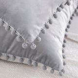 Tassels Reversible Throw Pillow 2