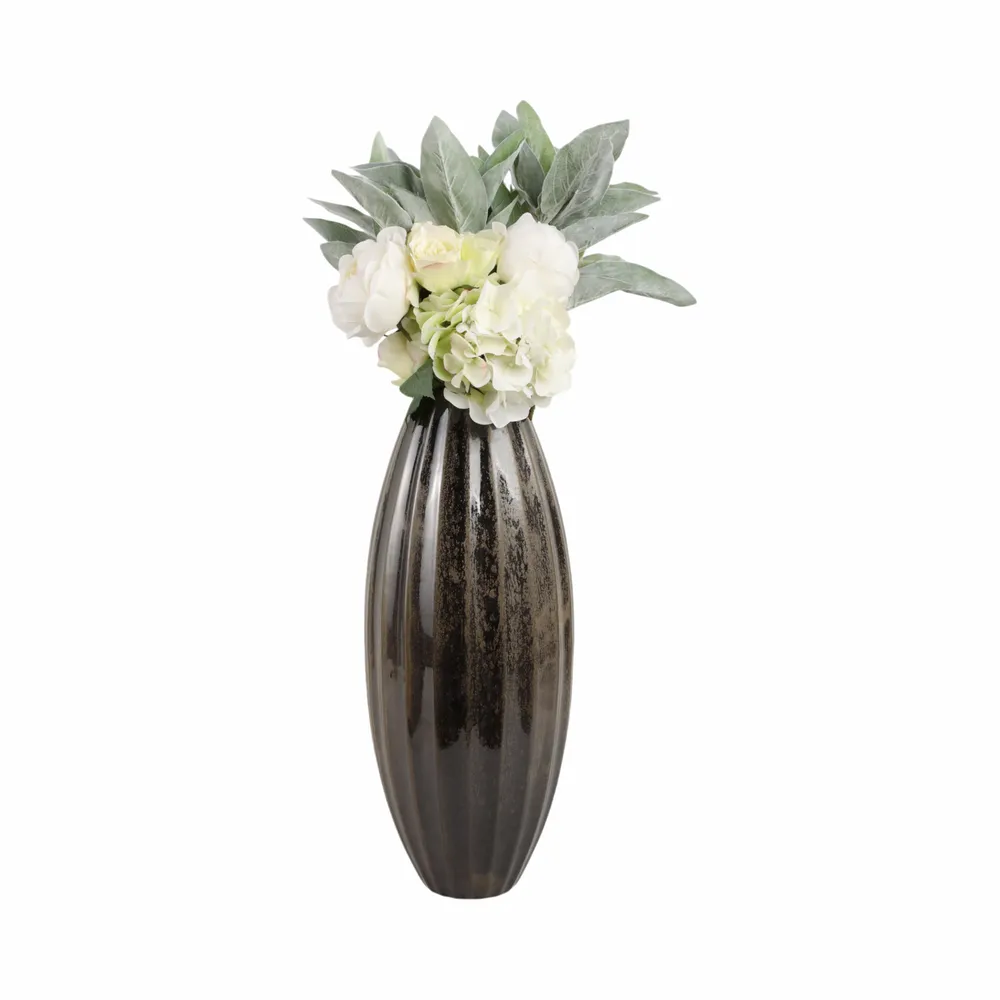 TILTONRIDGE BLACK VASE 20 (IN)