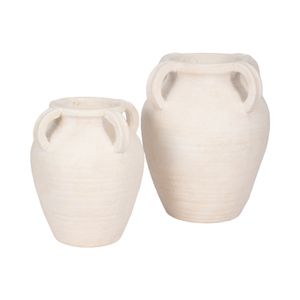SKYELAKE WHITE VASE 10 (IN) 8