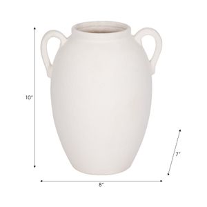 LAYLAFORD WHITE VASE 10 (IN) 10