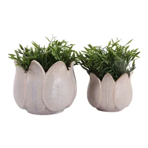 BRADYRIDGE SET OF 2 PURPLE PLANTER 7 (IN) 2