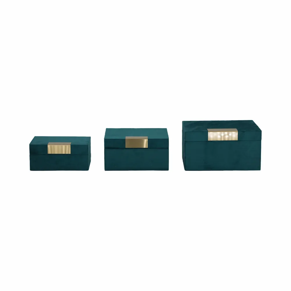 KIRBYWORTH SET OF 3 BLUE BOXES 5 (IN)