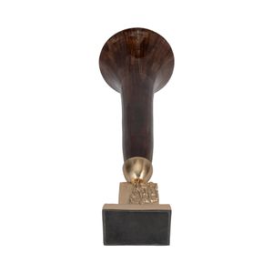 ATLASMILL BRONZE GLASS VASE 26 (IN) 7