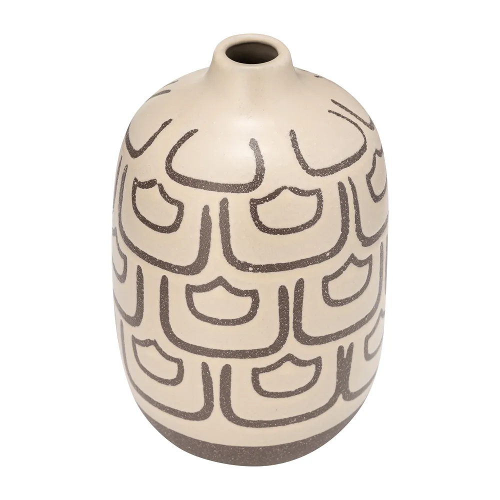 BARLOWBEACH IVORY VASE 10 (IN)