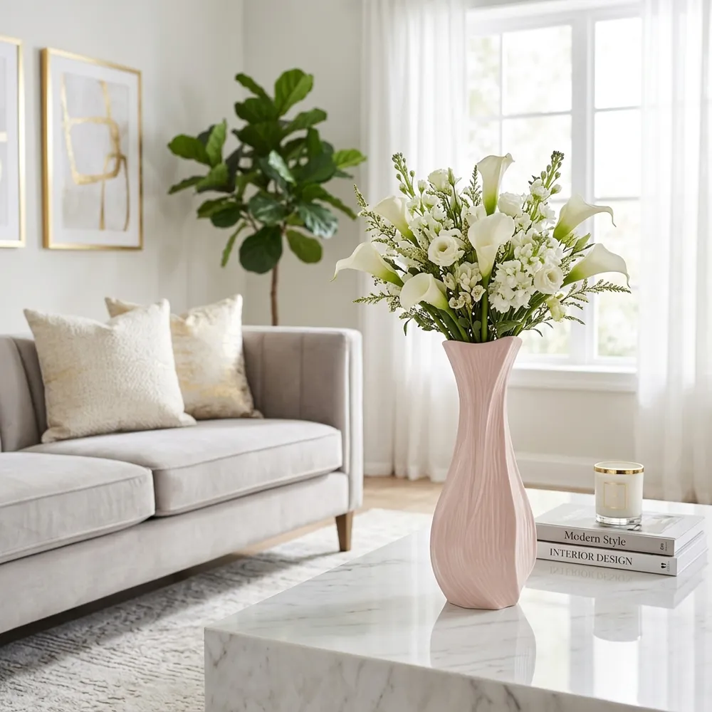 BARDENDALE PINK VASE 12 (IN)