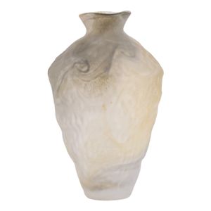 ROLANDCROSS IVORY GLASS VASE 15 (IN) 1