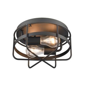 Gael 10'' Wide 2-Light Flush Mount - Matte Black 3