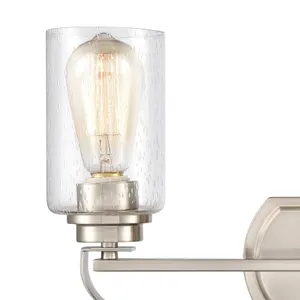 Market Square 20'' Wide 3-Light Vanity Light - Brushed Nickel 3