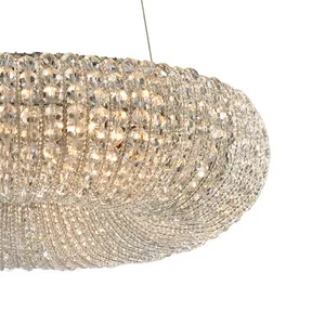 Crystal Ring 28'' Wide 10-Light Chandelier - Polished Chrome 4