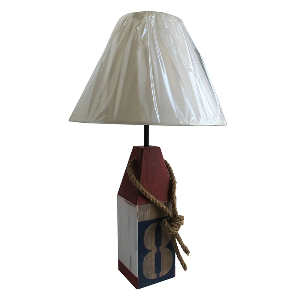 19-1/2" RUSTIC BUOY LAMP