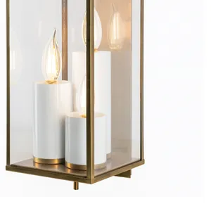 Back Bay 24.5'' High 3-Light Outdoor Sconce - Aged Brass 4