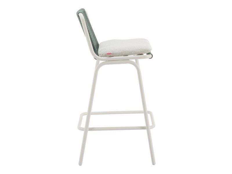 Luft Barstool White & Green 3