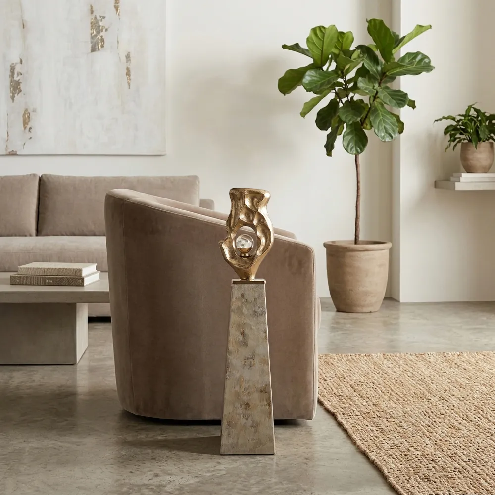 TRUEDALE GOLD VASE 35 (IN)