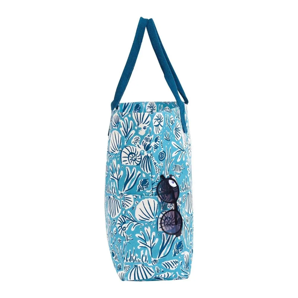 Sea Life Canvas Carryall Tote Bag