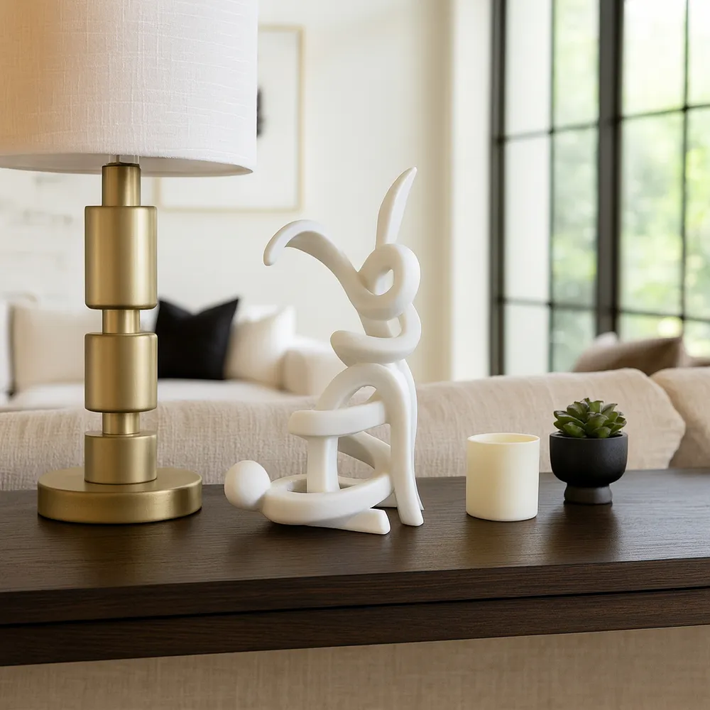 FINNWAY WHITE DECOR 16 (IN)