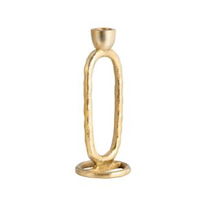 SHELTONRUN GOLD CANDLE HOLDER 8 (IN) 3