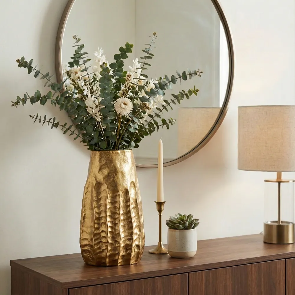 FORD GOLD VASE 14 (IN)