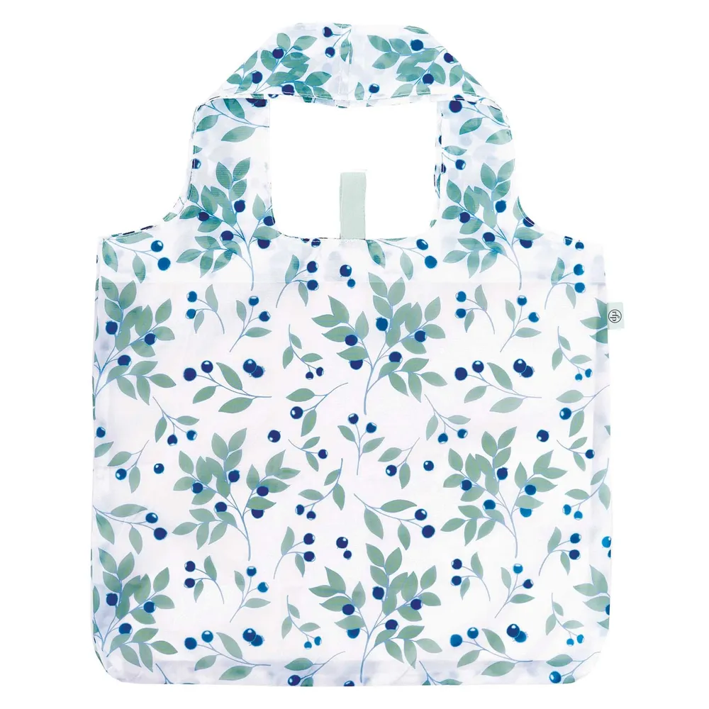 Blueberries blu Reusable Shopping Bag