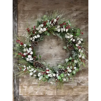 Silver Christmas Bells XL Wreath