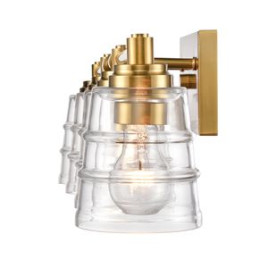 Pulsate 30.25'' Wide 4-Light Vanity Light - Satin Brass 4